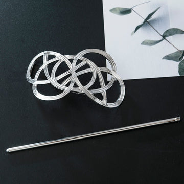 BOHO Hair Clip Geometric Feather Bun Cuff Leaf Star X Shape Hair Sticks Cute Cat Hairpin Headwear Hair Accessories Trendy Gift daiiibabyyy